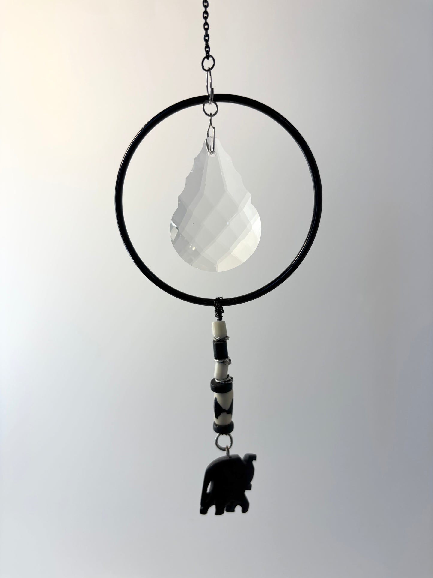 Round Black Elephant