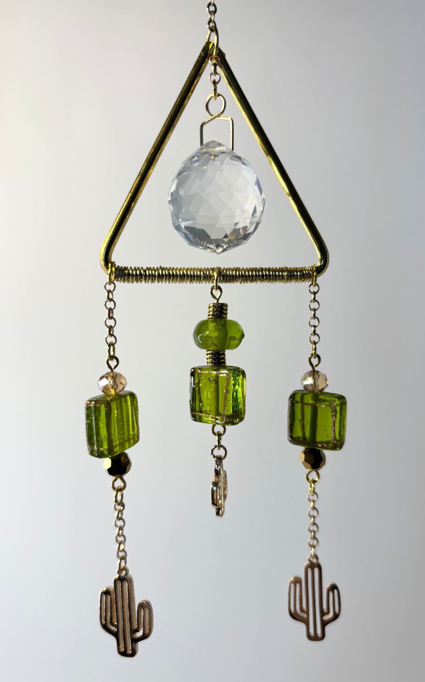 Small Gold Cactus Triangle