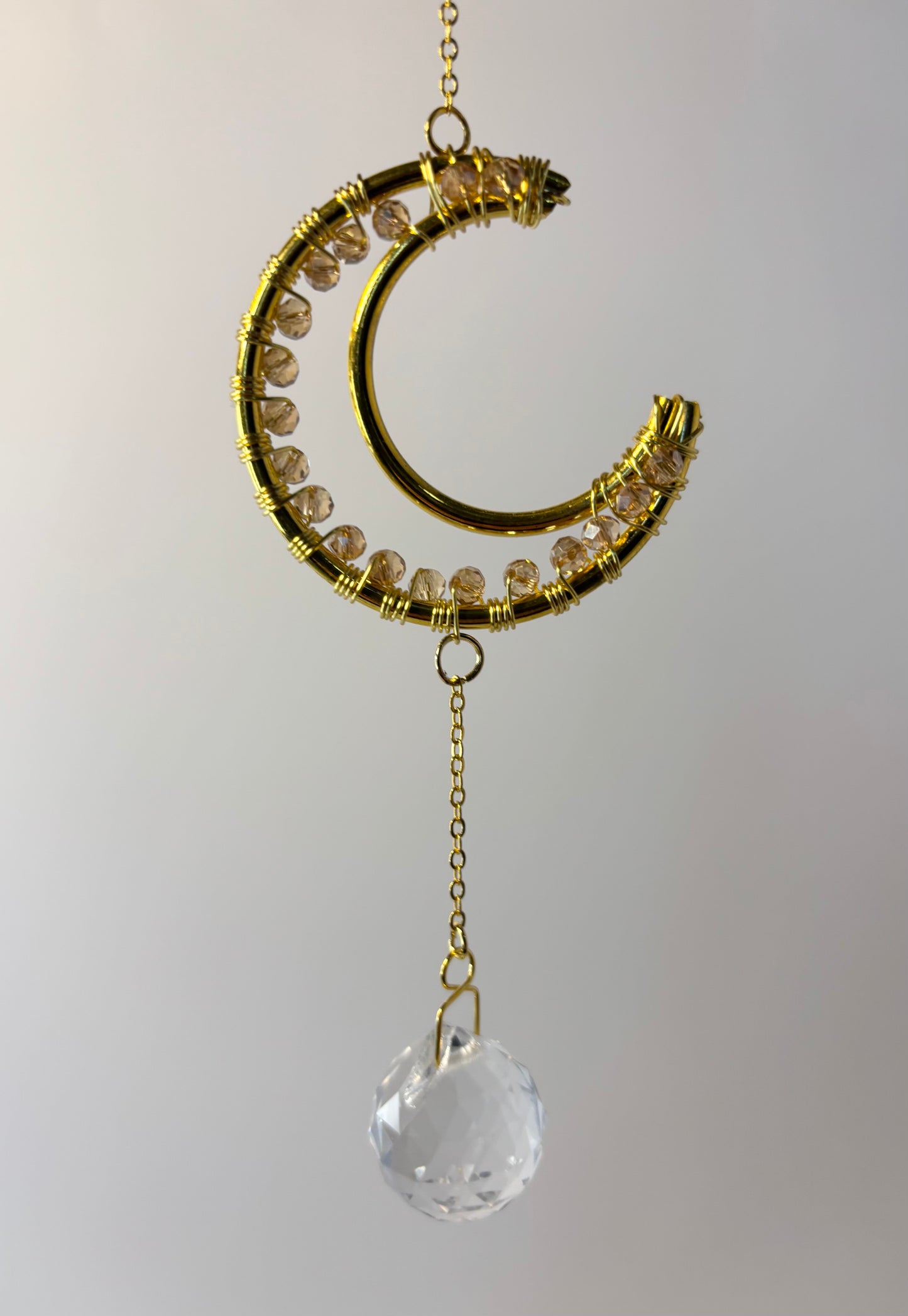 Small Gold Moon with Gold