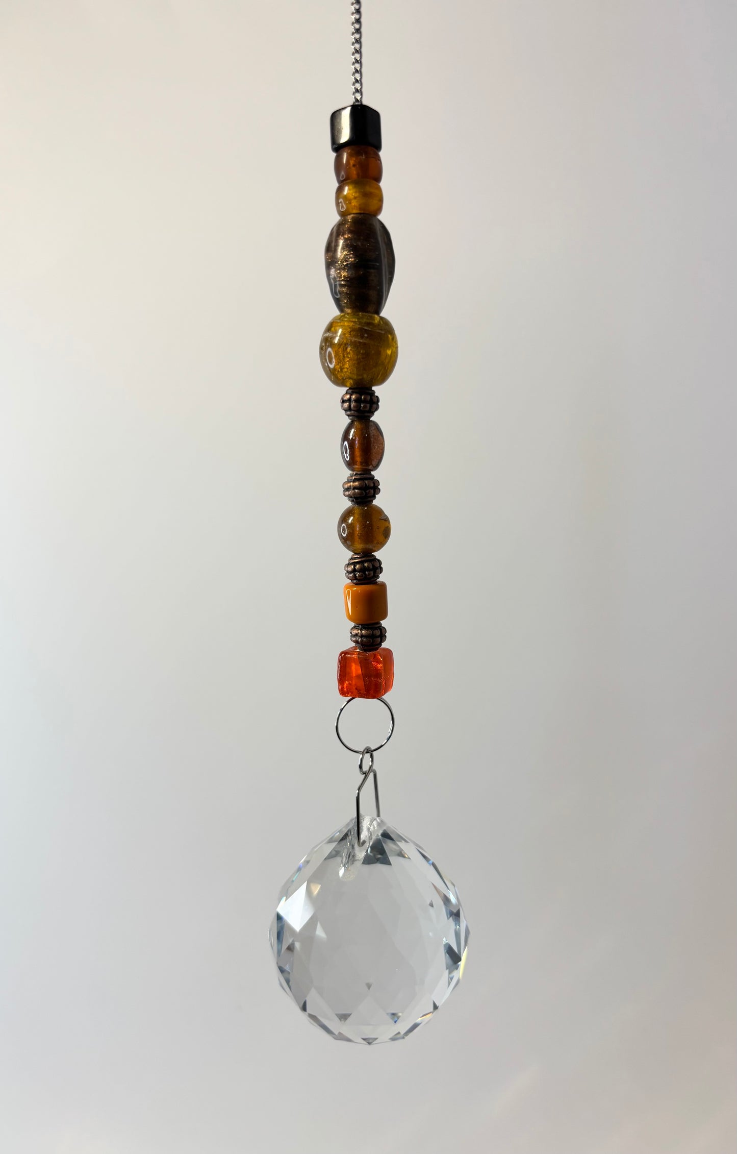 Single Strand with Orange & Brown