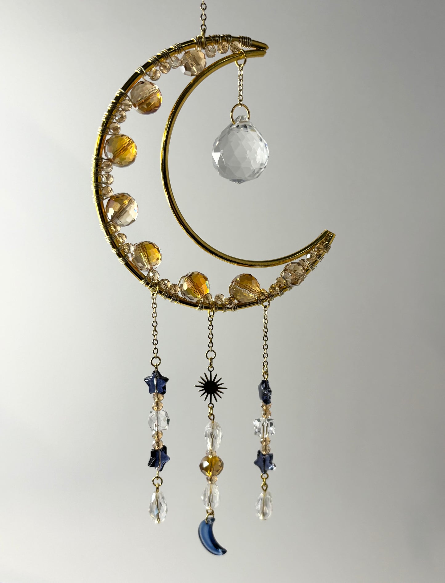 Medium Gold & Blue Moon