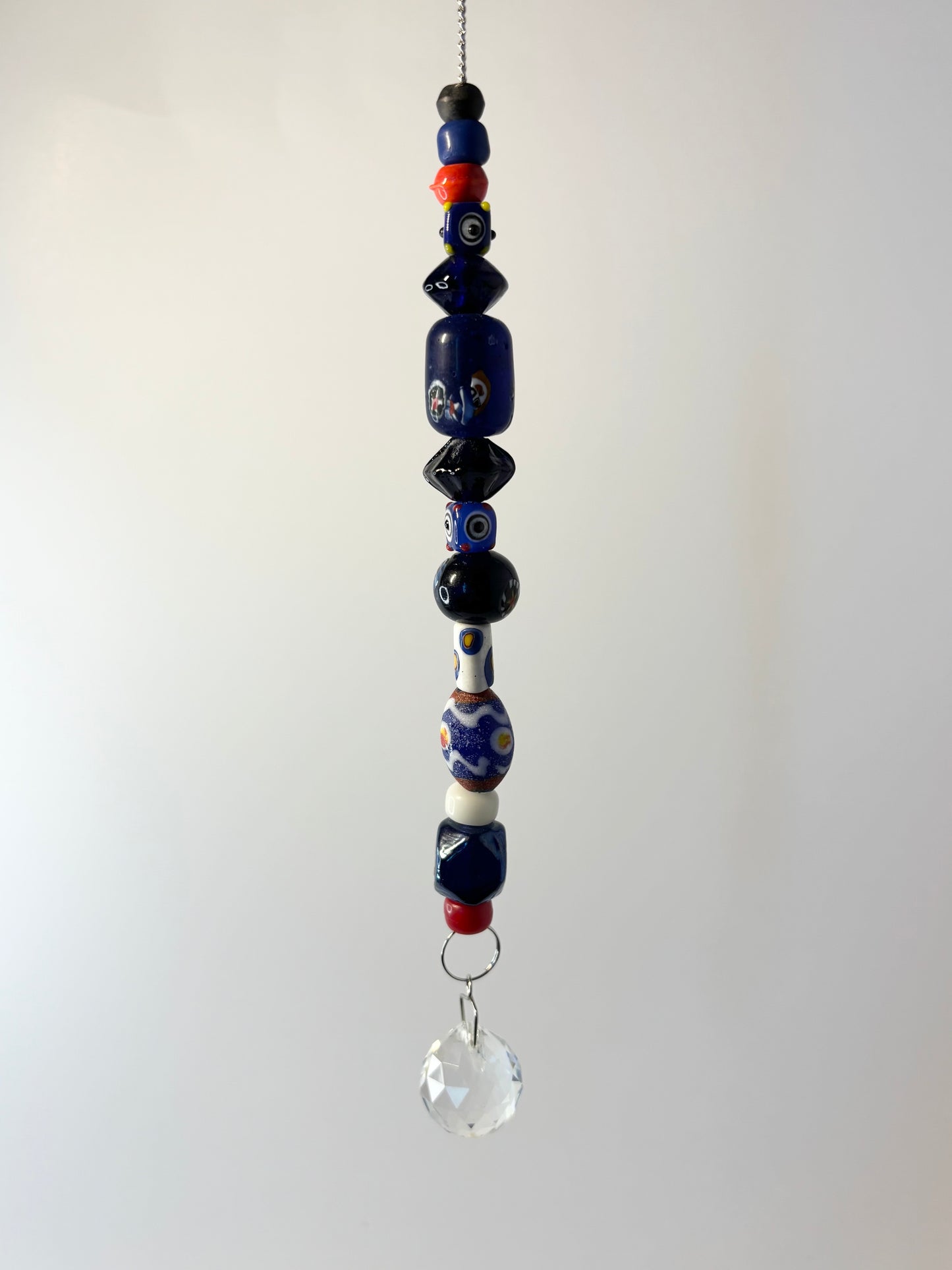 Single Strand with Red, Navy & White