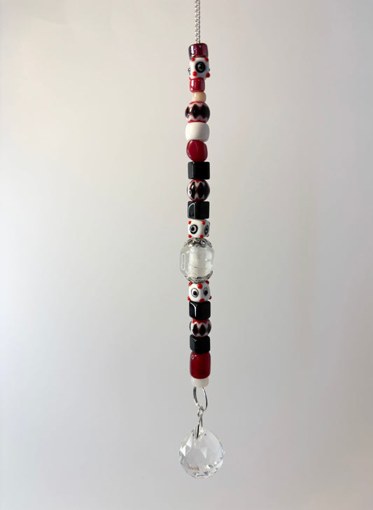 Single Strand with Red, White & Black