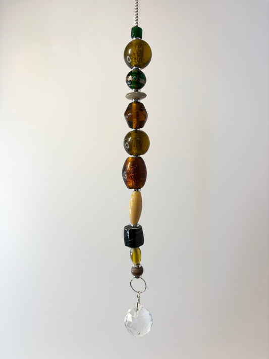 Single Strand with Brown, Beige & Green