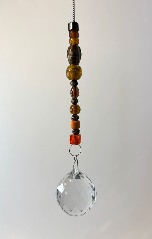 Single Strand with Orange & Brown